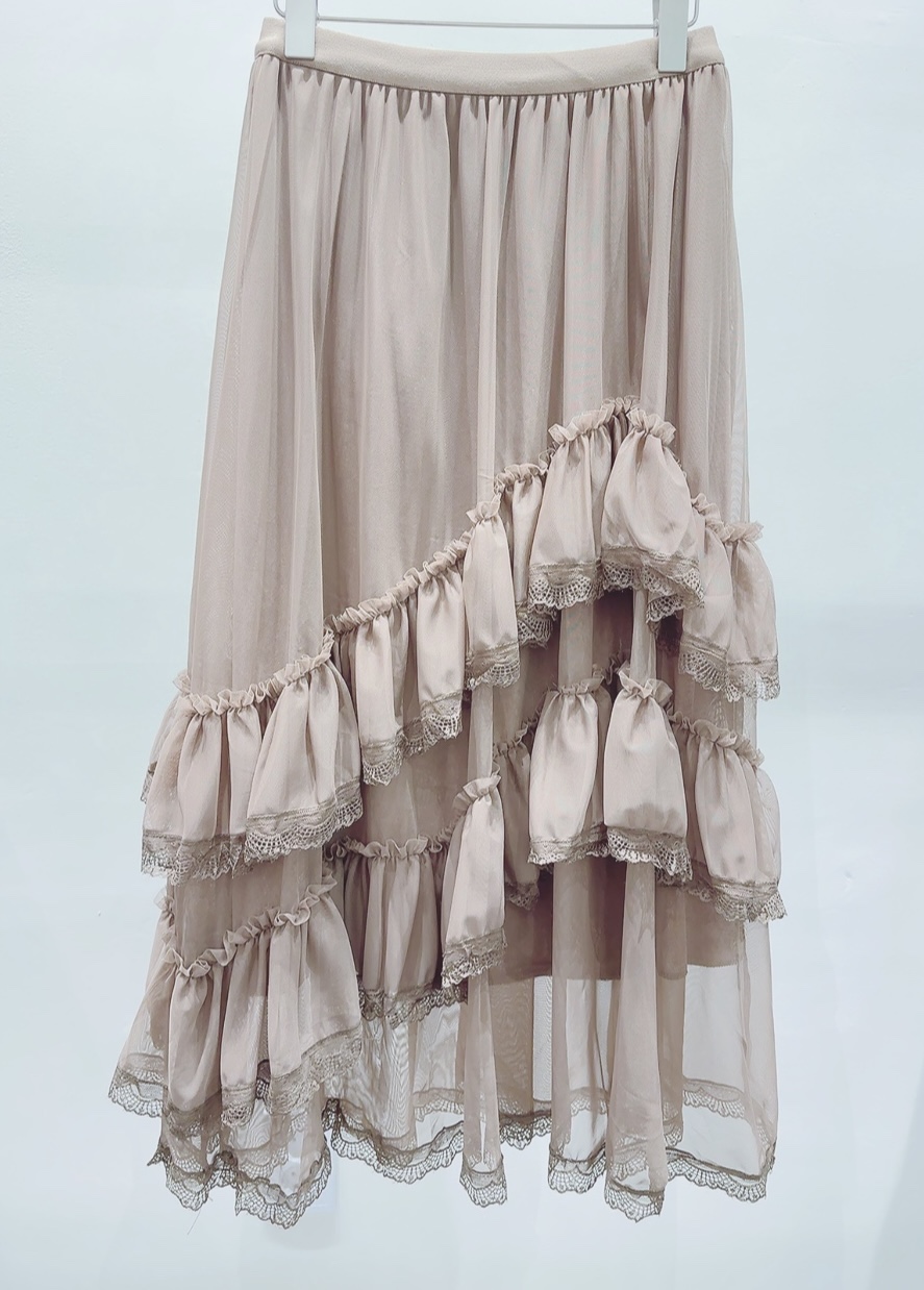 AWESOME-P東大門㊣代購女裝新品推薦人氣25秋冬休閑長裙雪紡AWESOME-P長裙