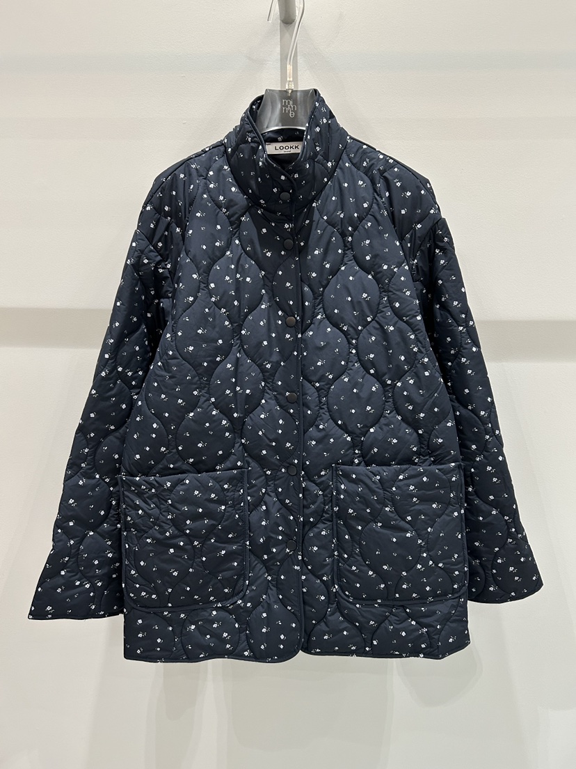 LOOKK東大門㊣實拍女裝新品25秋冬休閑熱賣職業人氣夾克絎縫LOOKK夾克圖色1