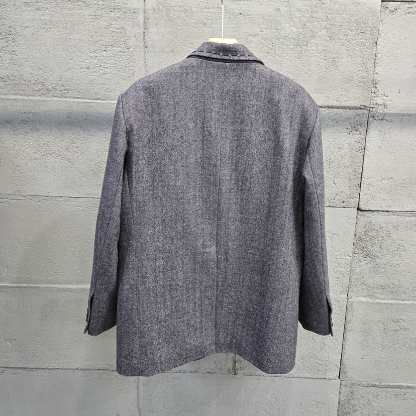 10CC東大門㊣實拍女裝新款25秋冬熱賣人氣推薦休閑夾克人字紋10CC夾克