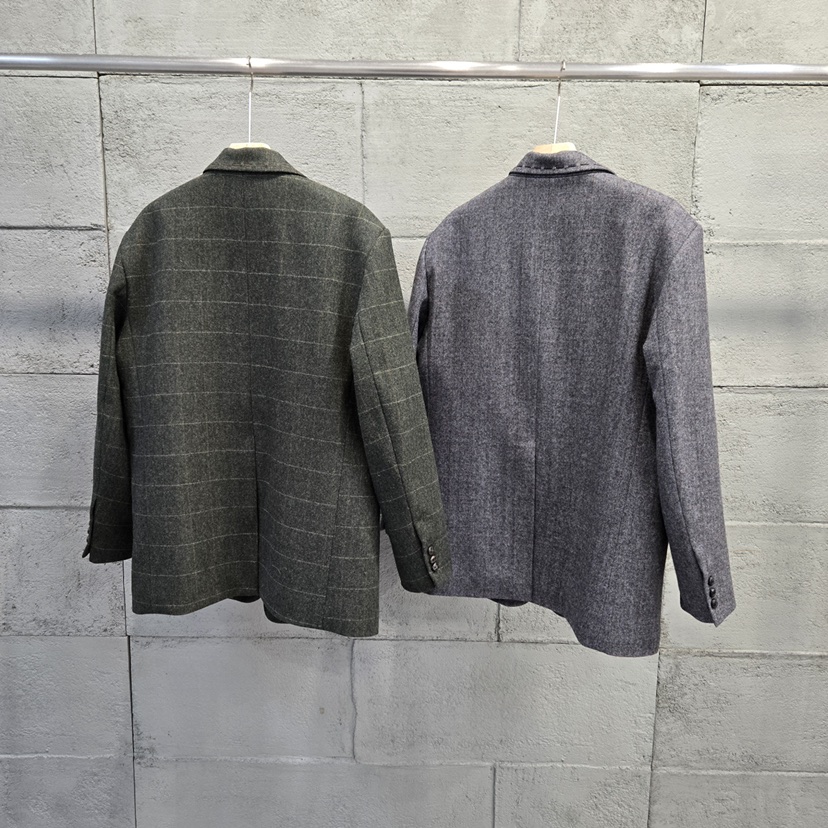 10CC東大門㊣實拍女裝新款25秋冬熱賣人氣推薦休閑夾克人字紋10CC夾克