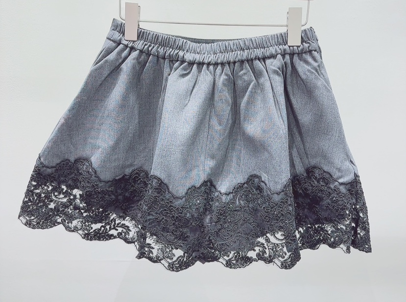 AWESOME-P東大門㊣直郵女裝新品熱賣25秋冬人氣裙褲蕾絲褶皺AWESOME-P裙褲