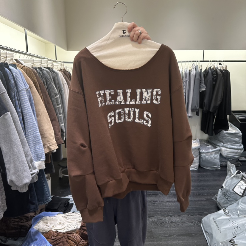 TOMGIRL韓國直郵㊣女士新品職業時尚25秋冬熱賣人氣推薦衛衣TOMGIRL衛衣圖色2