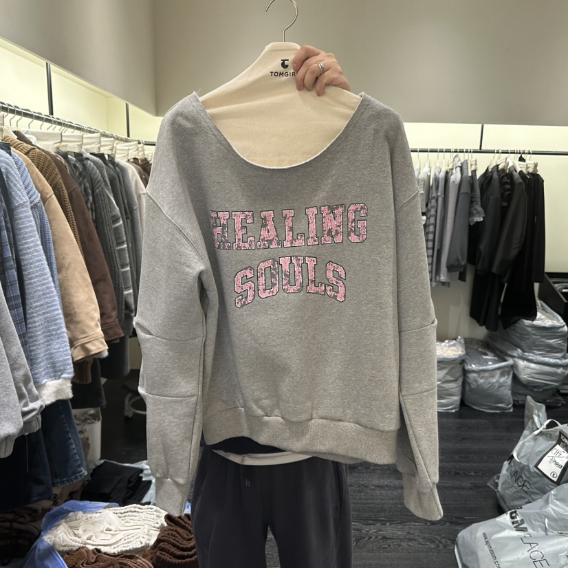 TOMGIRL韓國直郵㊣女士新品職業時尚25秋冬熱賣人氣推薦衛衣TOMGIRL衛衣圖色3