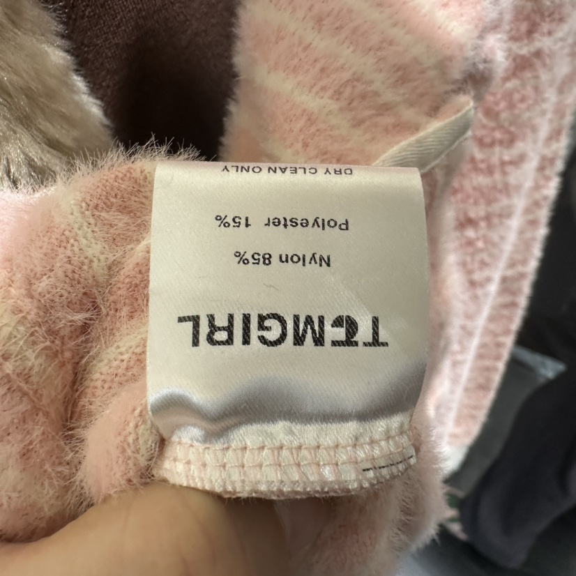 TOMGIRL韓國直郵㊣女士新品休閑熱賣25秋冬職業針織衫安哥拉TOMGIRL針織衫