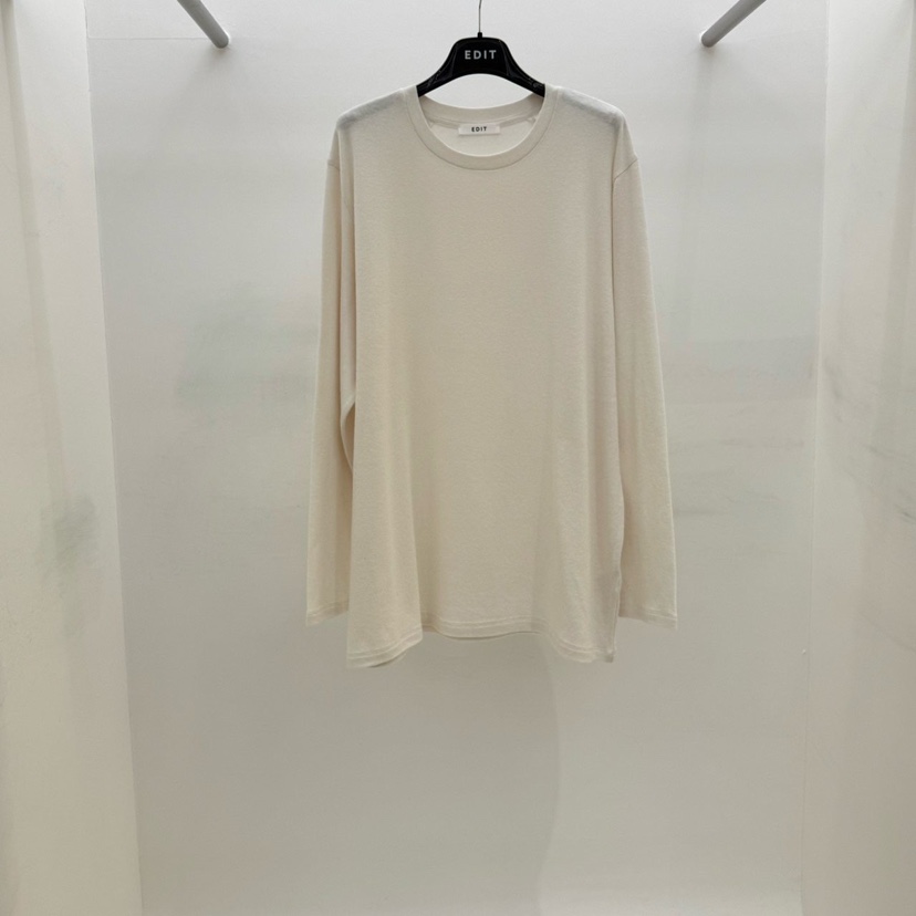 EDIT韓國代購㊣女士新品推薦25秋冬人氣休閑職業時尚長袖T恤EDIT長袖T恤圖色1
