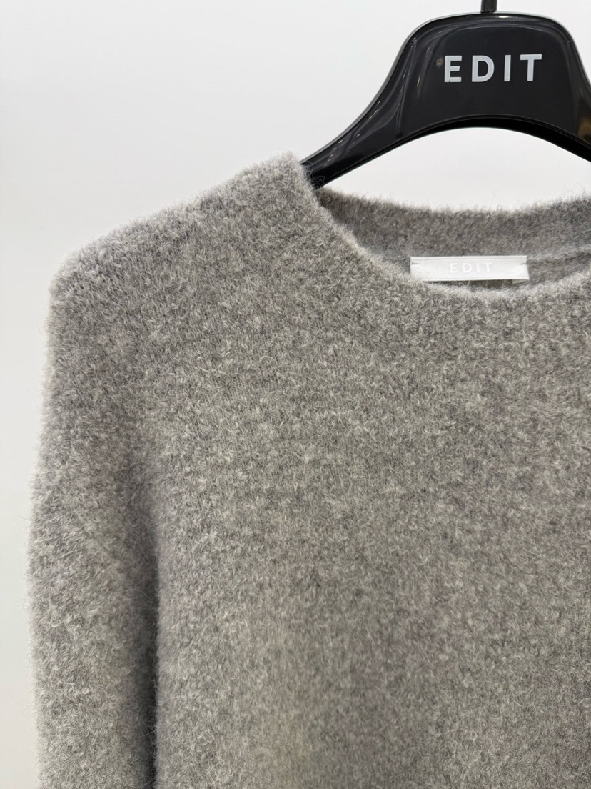 EDIT東大門㊣實拍女裝新款人氣25秋冬休閑推薦熱賣職業針織衫EDIT針織衫