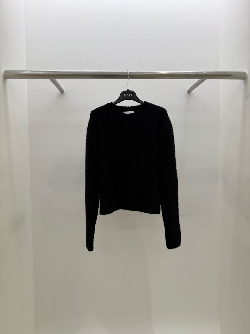 EDIT東大門㊣實拍女裝新款人氣25秋冬休閑推薦熱賣職業針織衫EDIT針織衫圖色5黑色