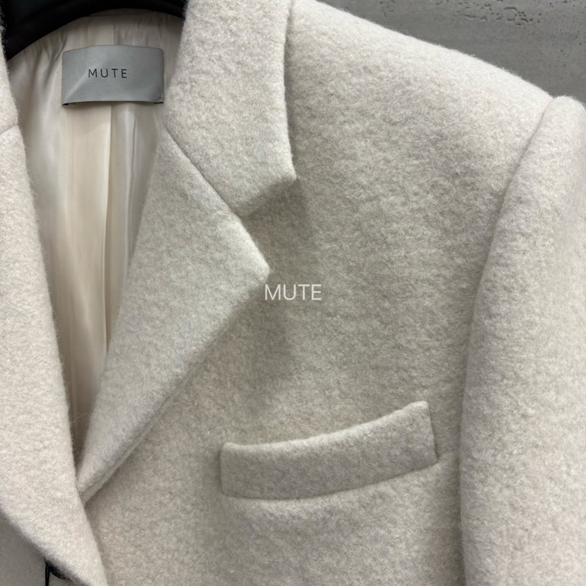 MUTE-P東大門㊣代購女裝新款熱賣人氣推薦25秋冬休閑短款大衣MUTE短款大衣