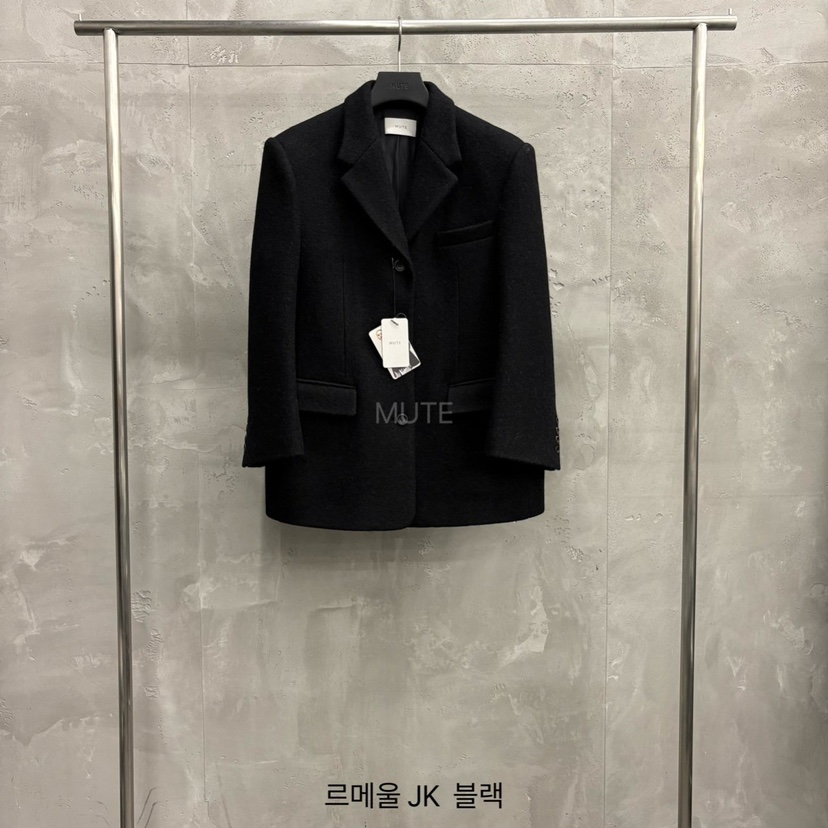 MUTE-P東大門㊣代購女裝新款熱賣人氣推薦25秋冬休閑短款大衣MUTE短款大衣圖色2