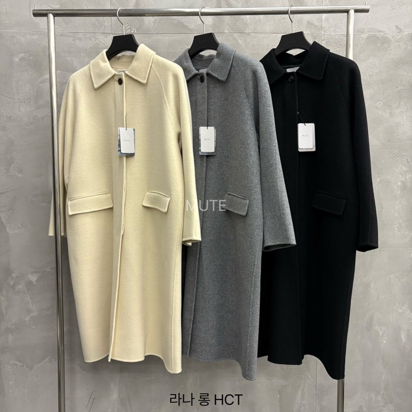 MUTE-P東大門㊣代購女士新品人氣推薦職業休閑熱賣中長款大衣MUTE中長款大衣