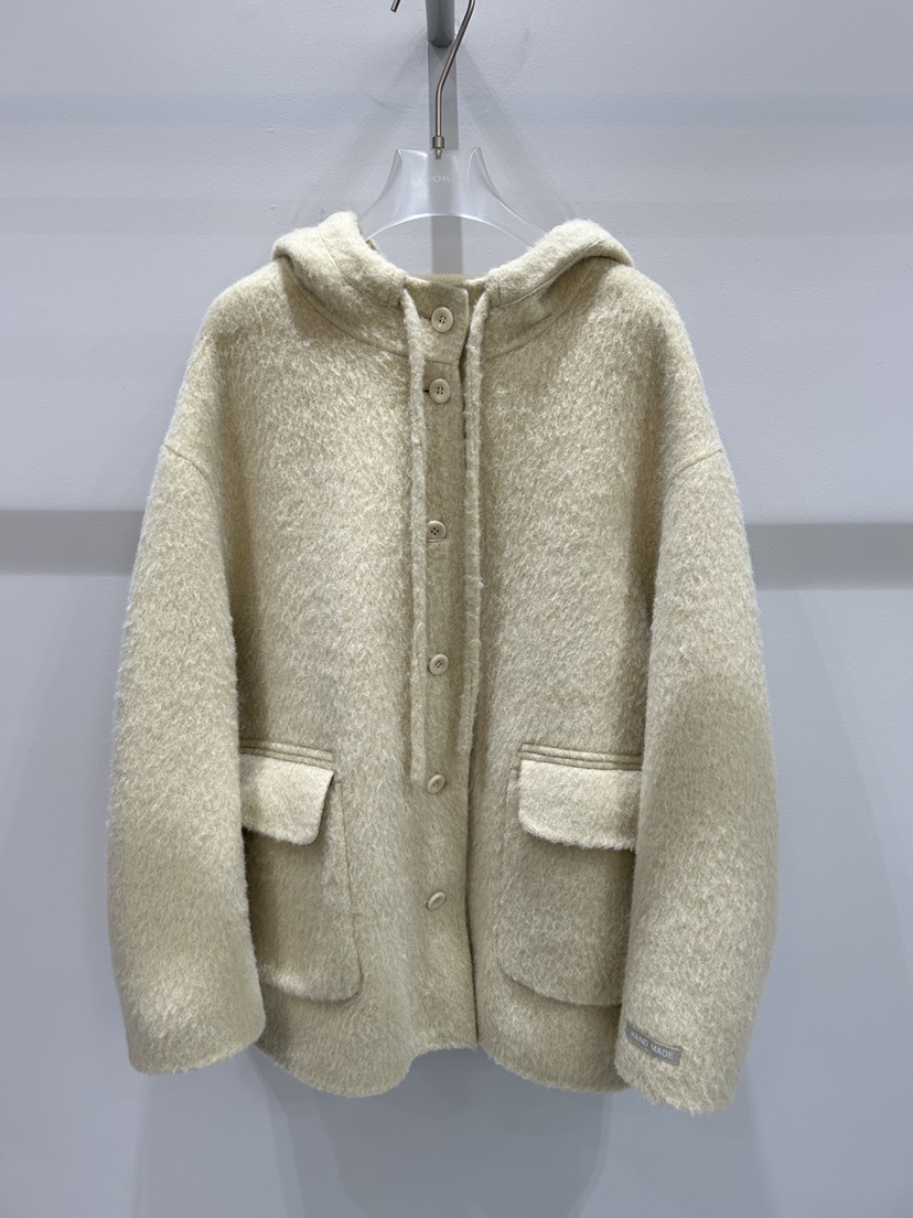 LOOKK韓國直郵㊣女士新品職業時尚熱賣25秋冬休閑夾克手工編織LOOKK夾克圖色1