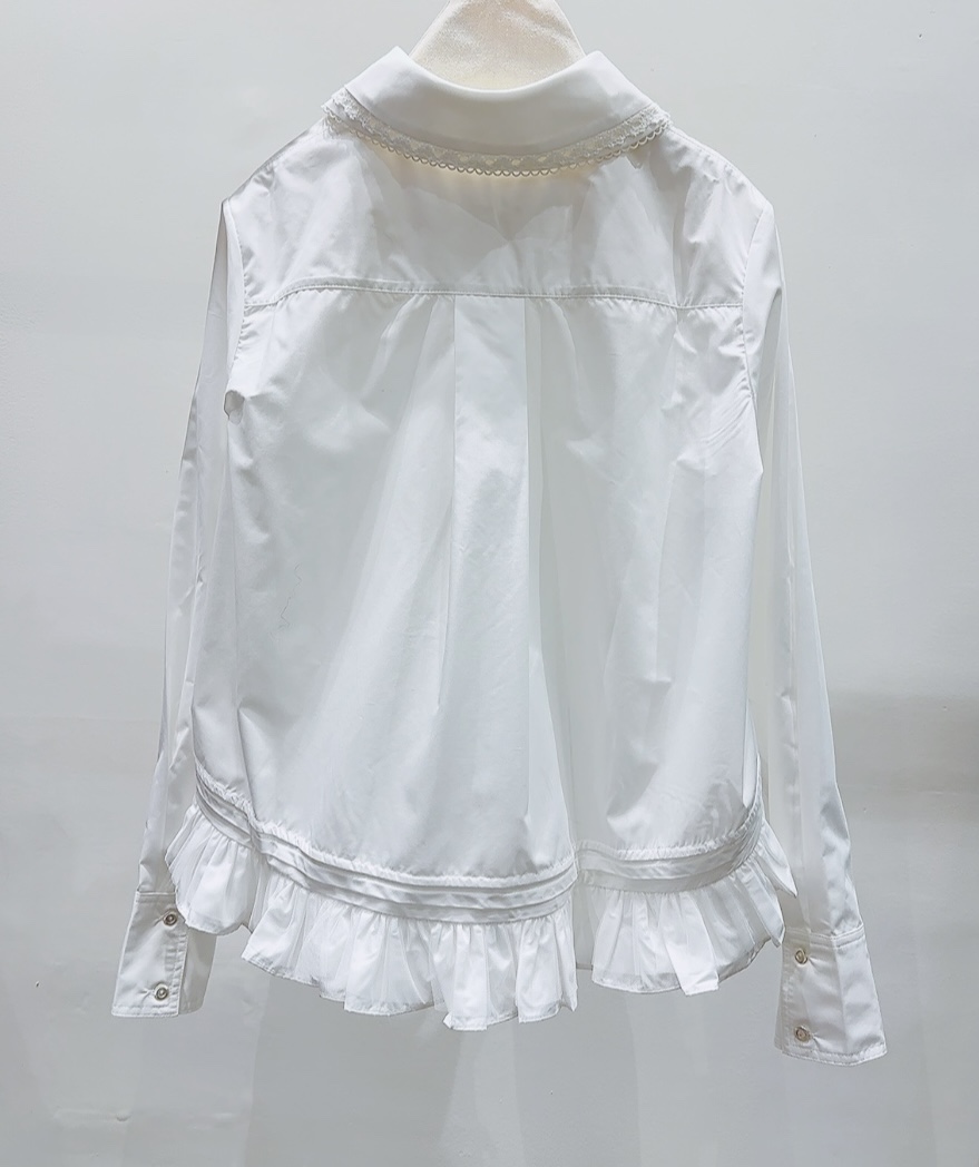 AWESOME-P韓國直郵㊣女裝新款時尚熱賣休閑推薦襯衫蕾絲衫AWESOME-P襯衫/蕾絲衫