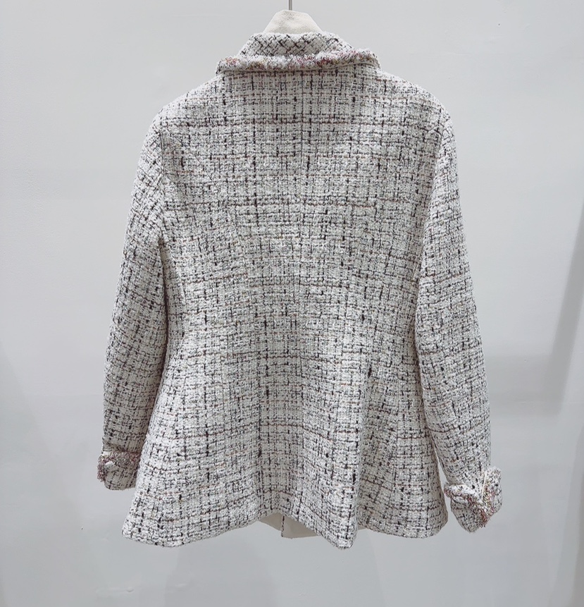 AWESOME-P韓國代購㊣女裝新品25秋冬熱賣職業人氣夾克粗花呢AWESOME-P夾克