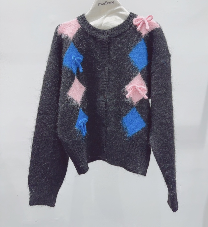 AWESOME-P韓國代購㊣女士新款熱賣時尚推薦職業休閑針織衫AWESOME-P針織衫圖色2