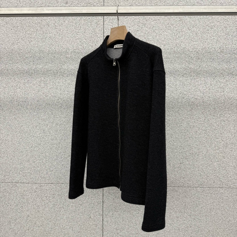 AT THE BAGEL東大門㊣代購女裝新品25秋冬人氣針織衫拉鏈AT THE BAGEL針織衫圖色2