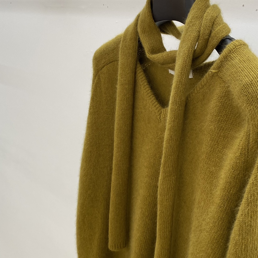 ID東大門㊣直郵女士新款休閑推薦時尚職業熱賣針織衫浣熊圍巾ID針織衫