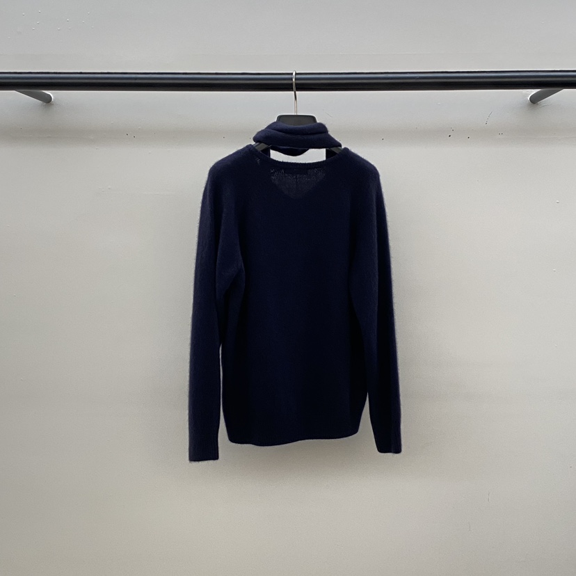 ID東大門㊣直郵女士新款休閑推薦時尚職業熱賣針織衫浣熊圍巾ID針織衫