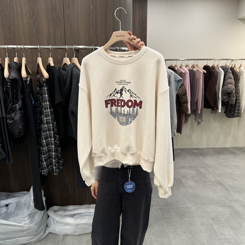 URBANSTORY/REMAKING東大門㊣直郵女裝新款推薦時尚人氣衛衣Remaking/URBANSTORY衛衣圖色1