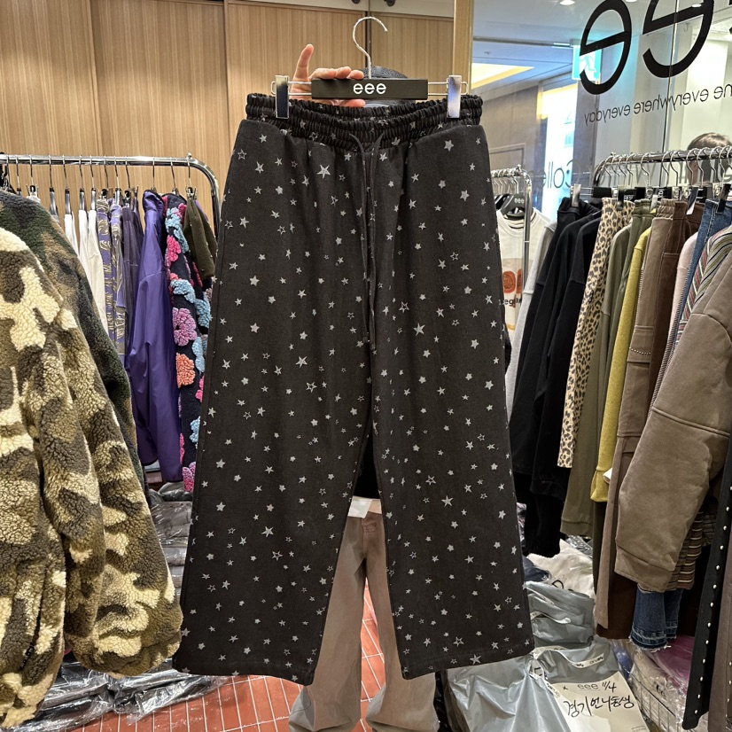 E/E/E韓國代購㊣女士新品職業時尚25秋冬熱賣休閑推薦休閑褲E/E/E休閑褲圖色2