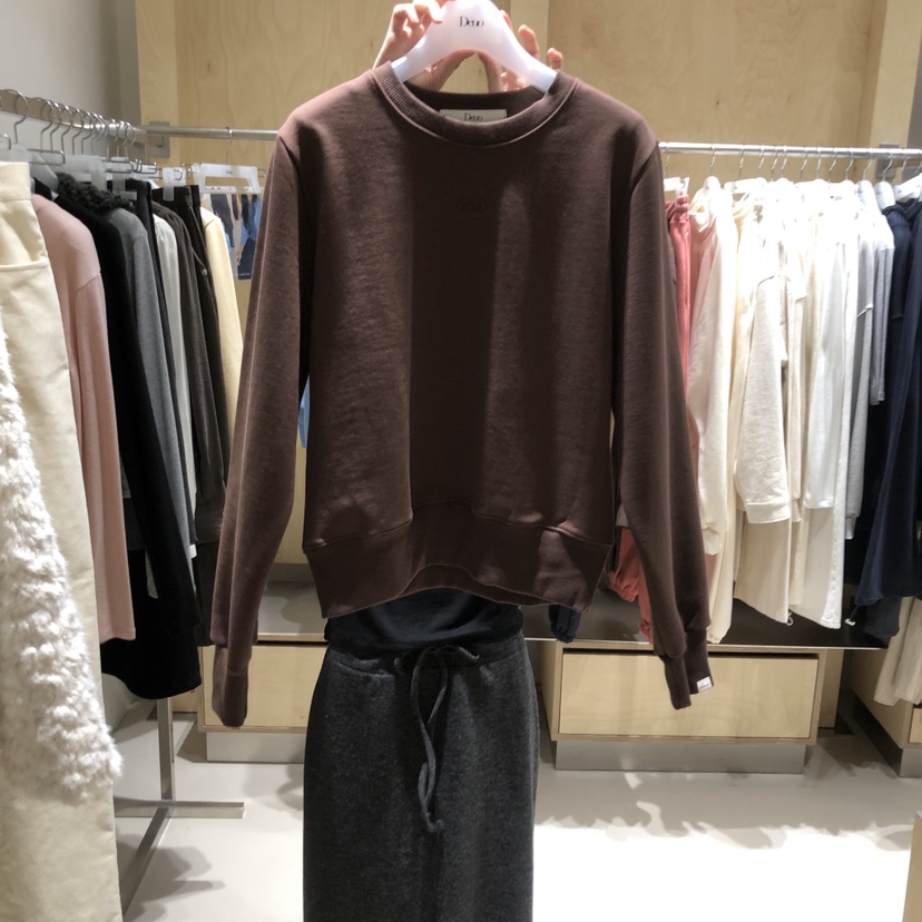 DEUO東大門㊣實拍女士新品人氣時尚職業25秋冬熱賣推薦衛衣DEUO衛衣圖色2