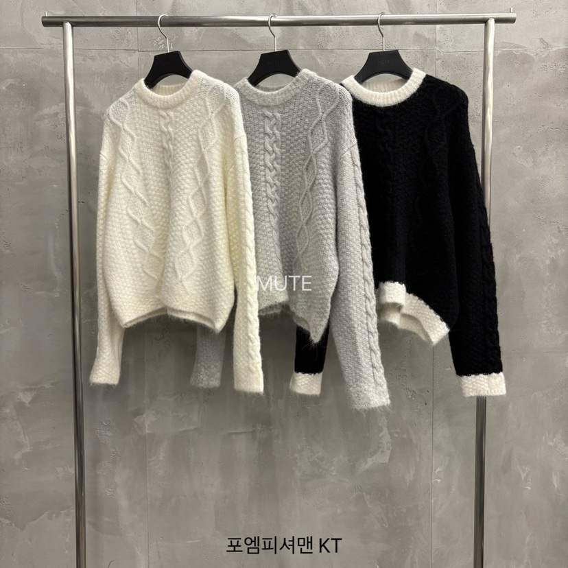 MUTE-P東大門㊣直郵女裝新品推薦熱賣人氣25秋冬休閑針織衫MUTE針織衫
