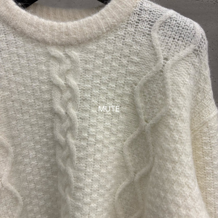 MUTE-P東大門㊣直郵女裝新品推薦熱賣人氣25秋冬休閑針織衫MUTE針織衫