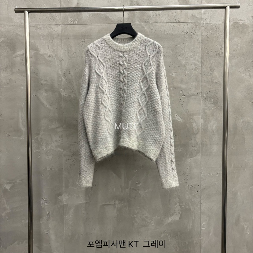MUTE-P東大門㊣直郵女裝新品推薦熱賣人氣25秋冬休閑針織衫MUTE針織衫圖色2