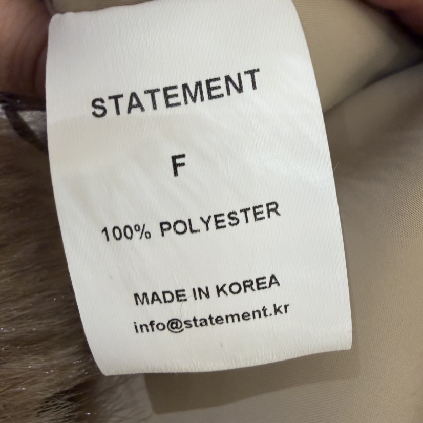 STATEMENT東大門㊣代購女士新品職業休閑時尚推薦人氣短款大衣STATEMENT短款大衣