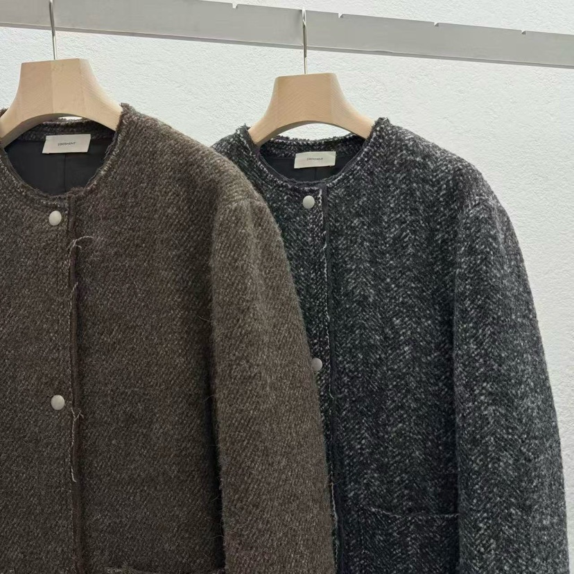 STATEMENT韓國代購㊣女士新款職業推薦熱賣人氣25秋冬時尚夾克STATEMENT夾克