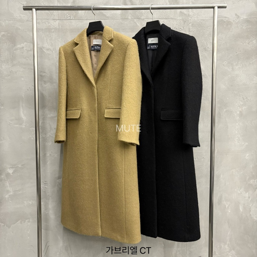 MUTE-P東大門㊣代購女士新款人氣熱賣推薦25秋冬休閑長款風衣MUTE長款風衣