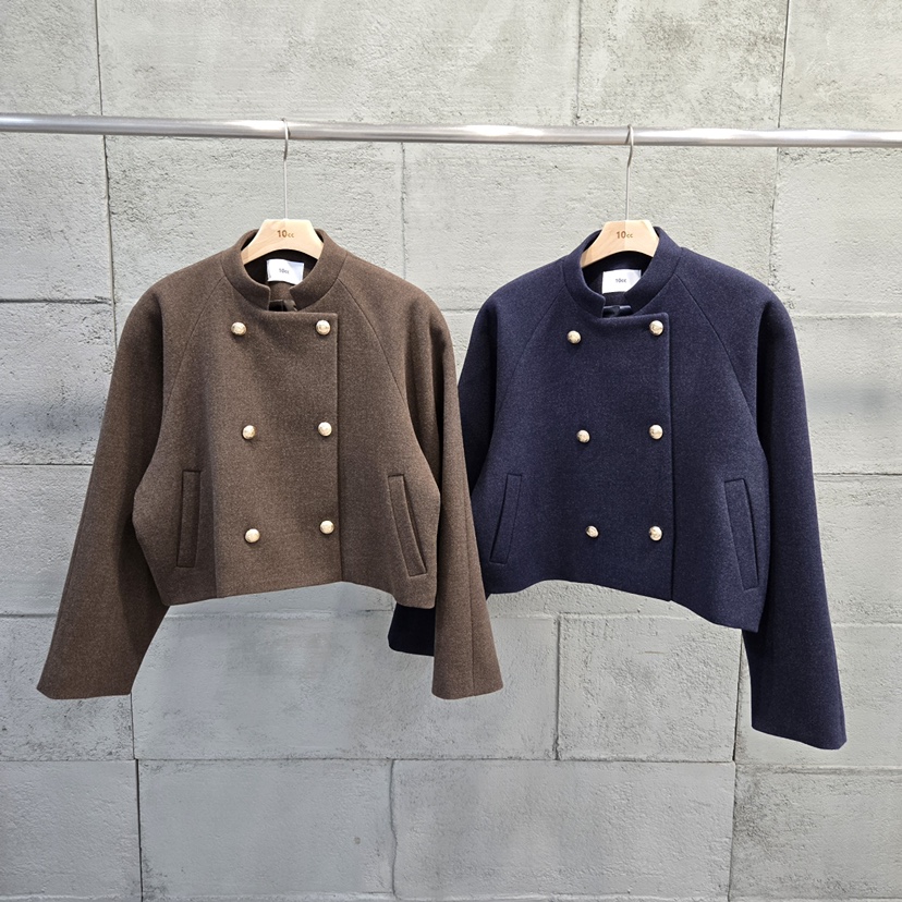 10CC韓國直郵㊣女裝新款推薦職業熱賣25秋冬休閑時尚人氣夾克10CC夾克