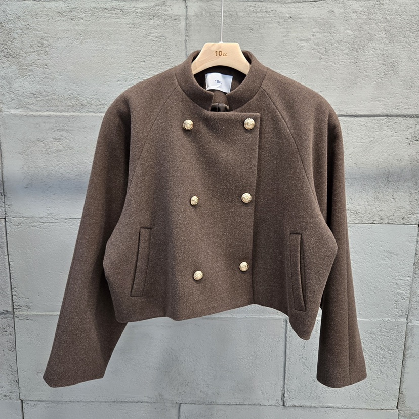 10CC韓國直郵㊣女裝新款推薦職業熱賣25秋冬休閑時尚人氣夾克10CC夾克圖色2