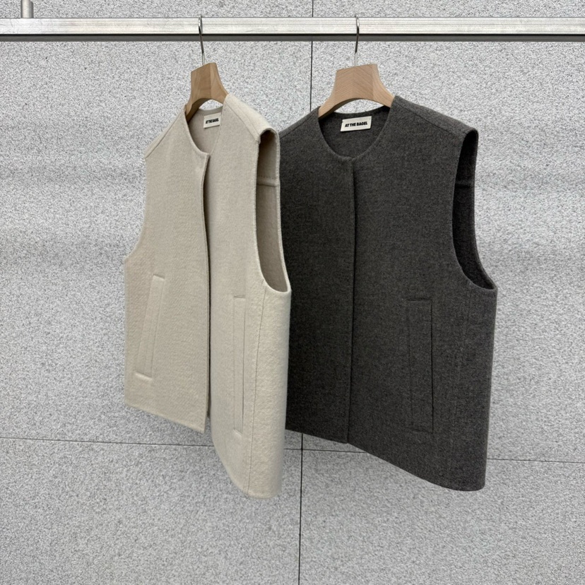 AT THE BAGEL東大門㊣代購女裝新款推薦休閑時尚人氣馬甲AT THE BAGEL馬甲