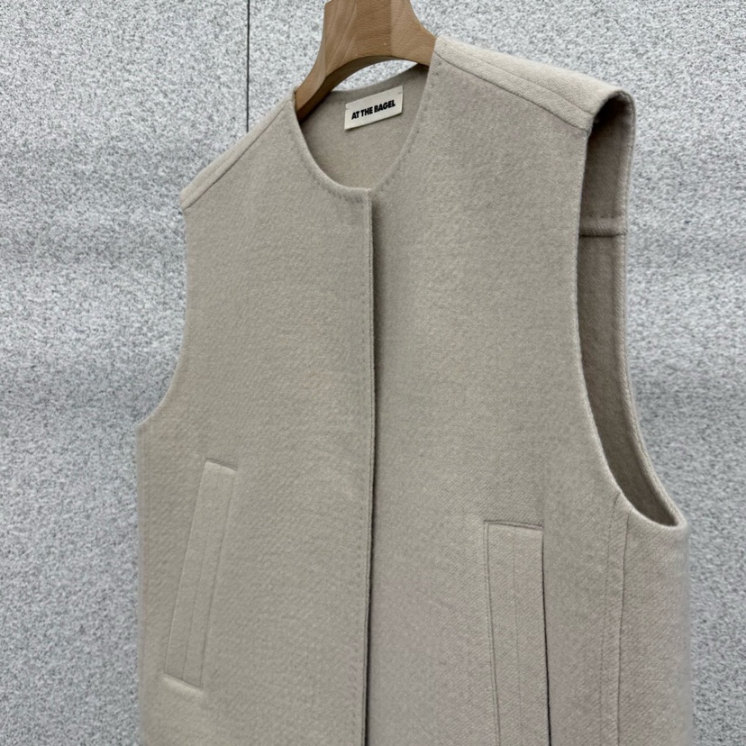 AT THE BAGEL東大門㊣代購女裝新款推薦休閑時尚人氣馬甲AT THE BAGEL馬甲