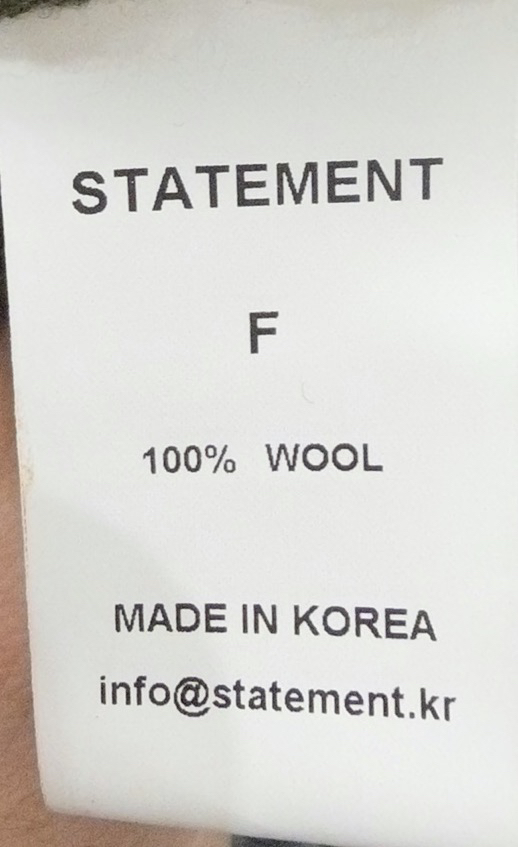 STATEMENT韓國代購㊣女裝新款人氣25秋冬職業熱賣推薦針織衫STATEMENT針織衫