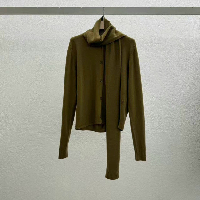 STATEMENT韓國直郵㊣女士新款職業休閑25秋冬時尚針織衫含圍巾STATEMENT針織衫圖色1