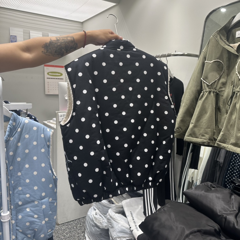 VINTAGE 888東大門㊣代購女士新款人氣25秋冬推薦馬甲夾棉VINTAGE888/TRIPLE EIGHT馬甲