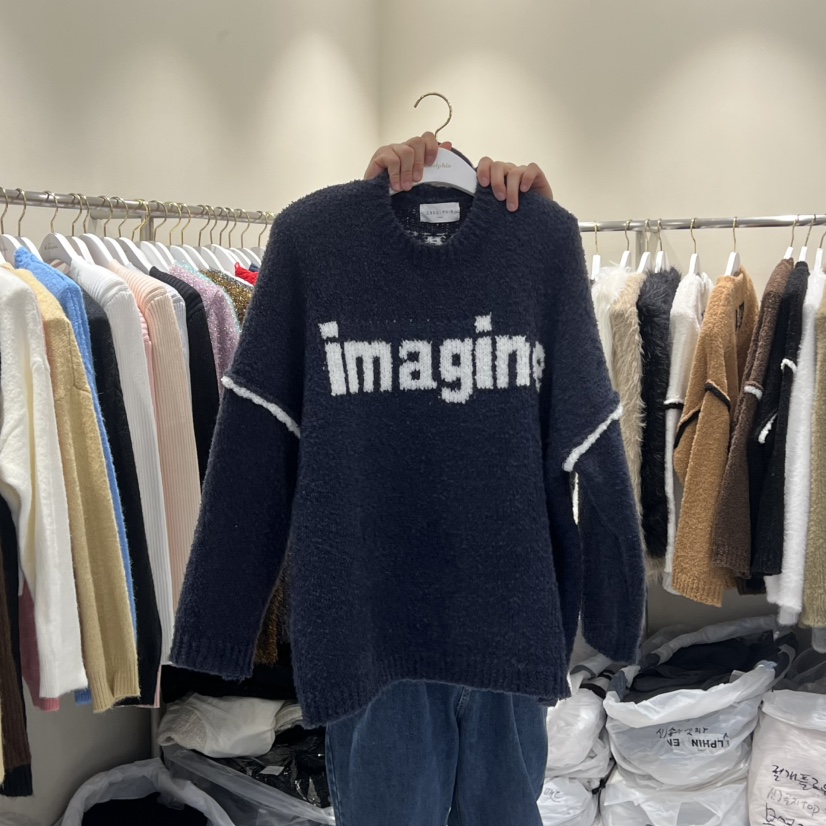 ENDOLPHIN東大門㊣實拍女裝新品熱賣休閑時尚25秋冬職業毛衣ENDOLPHIN毛衣圖色2