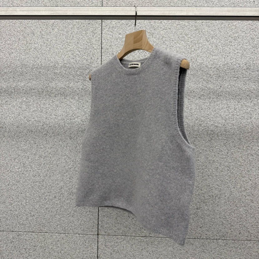 AT THE BAGEL韓國代購㊣女士新品25秋冬熱賣時尚吊帶背心AT THE BAGEL吊帶/背心圖色1