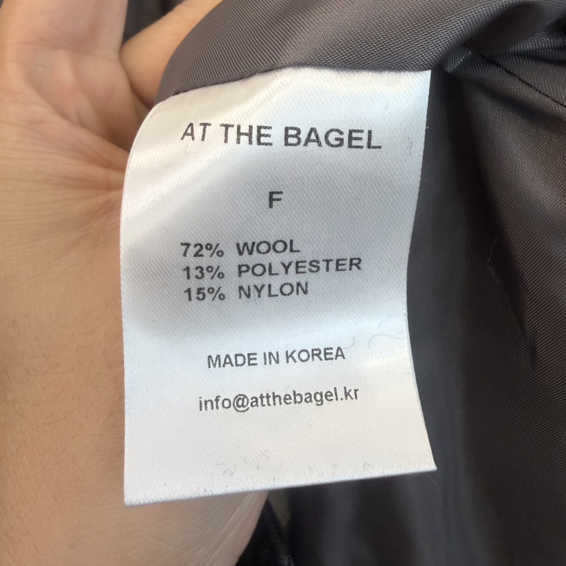 AT THE BAGEL韓國代購㊣女士新品熱賣推薦職業25秋冬夾克AT THE BAGEL夾克