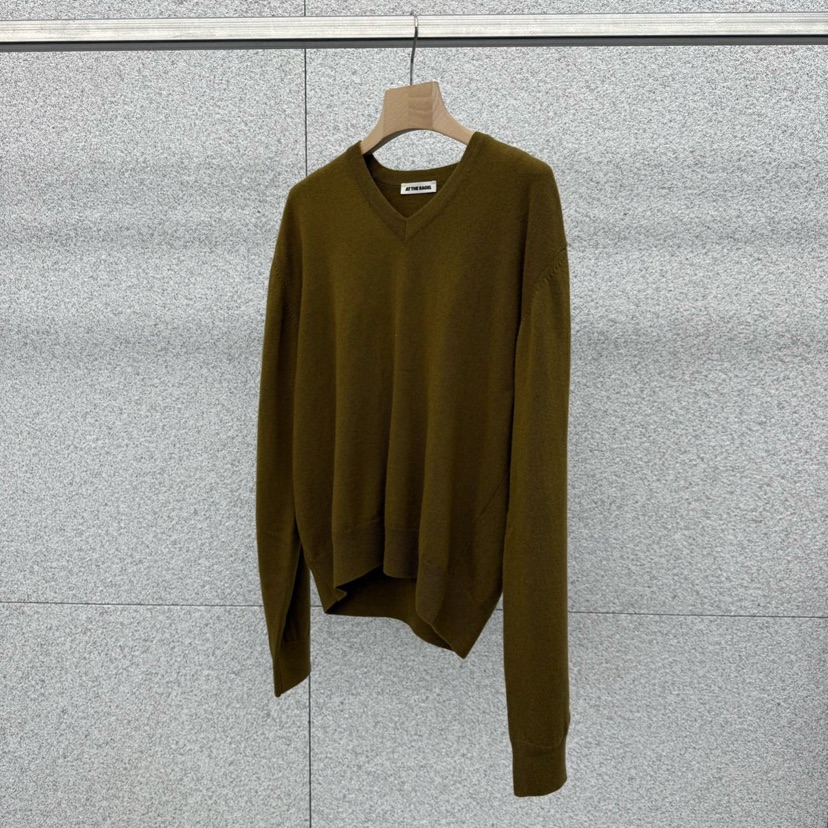 AT THE BAGEL東大門㊣直郵女裝新款職業熱賣休閑25秋冬針織衫AT THE BAGEL針織衫圖色3駝色