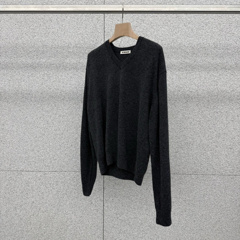 AT THE BAGEL東大門㊣直郵女裝新款職業熱賣休閑25秋冬針織衫AT THE BAGEL針織衫圖色4墨色