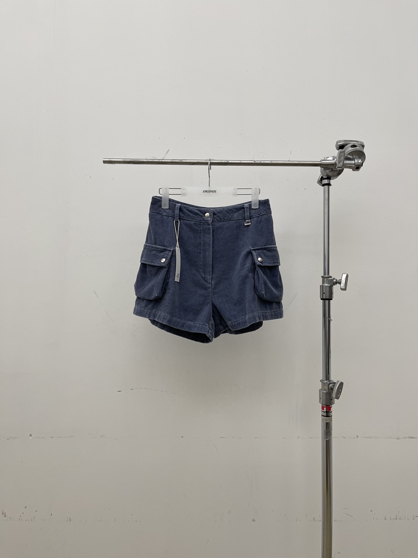 ATMOSPHERE韓國直郵㊣女士新款推薦人氣25秋冬時尚短褲口袋ATMOSPHERE/BLING短褲圖色1