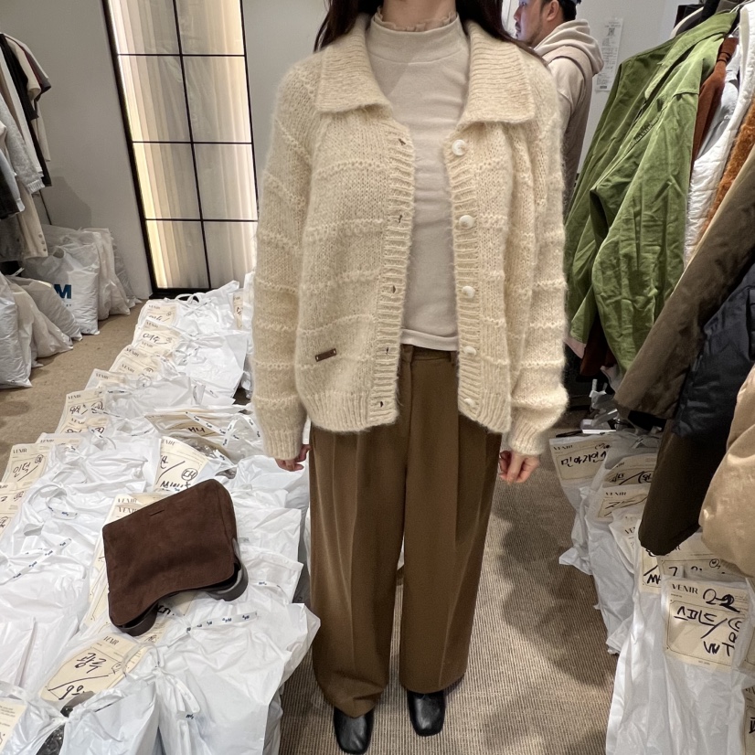 VENIR-a東大門㊣直郵女士新款休閑熱賣職業時尚針織衫羊毛衫VENIR-a針織衫圖色2