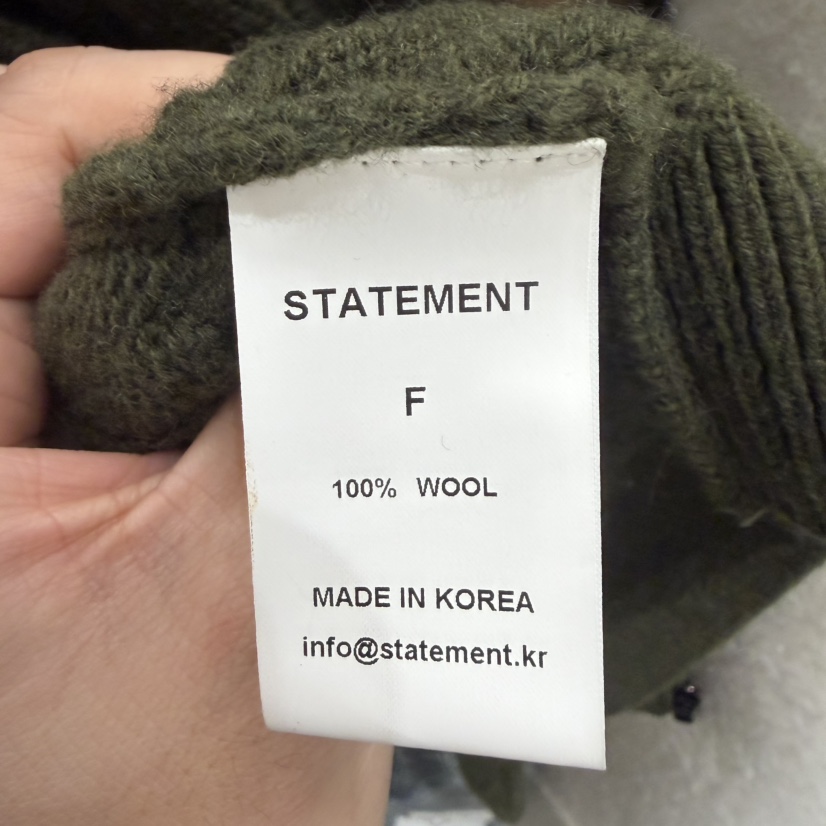 STATEMENT東大門㊣代購女裝新款熱賣25秋冬人氣時尚職業針織衫STATEMENT針織衫