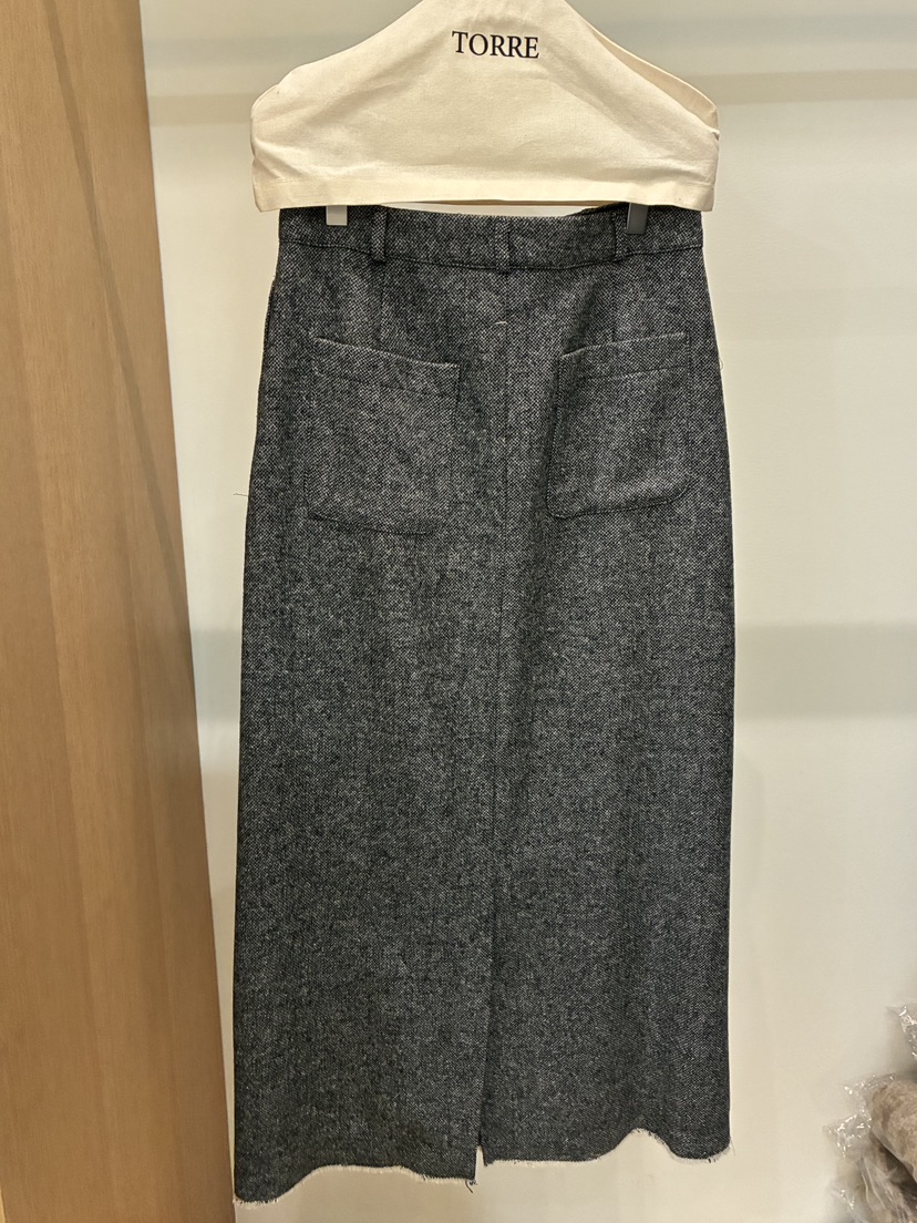 TORRE韓國代購㊣女裝新款休閑職業推薦人氣25秋冬時尚熱賣長裙TORRE長裙