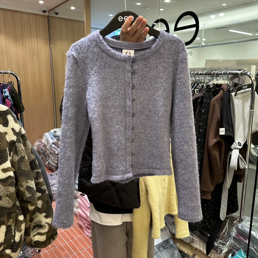 E/E/E東大門㊣直郵女士新品熱賣25秋冬休閑時尚職業針織衫E/E/E針織衫圖色2