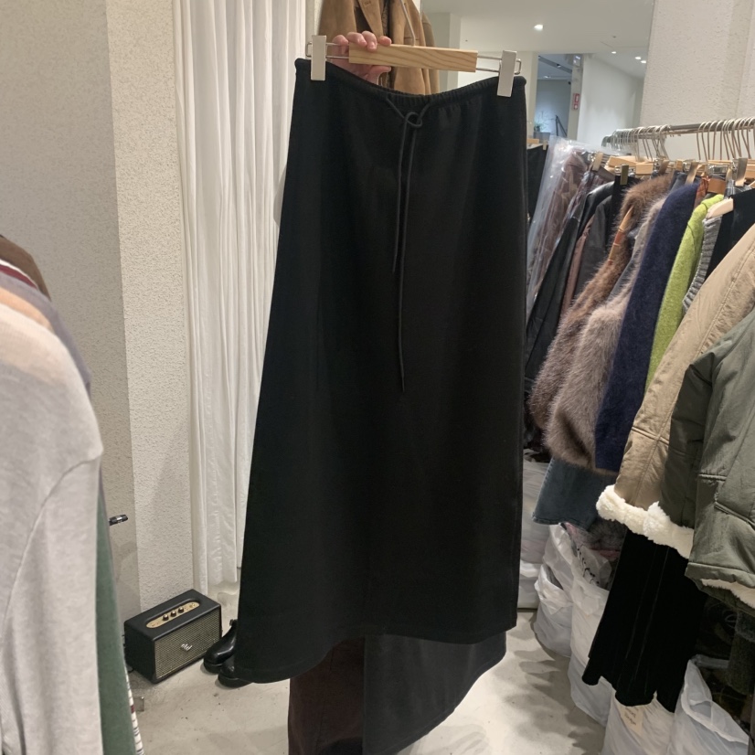 SSEMIENNE韓國代購㊣女士新款休閑時尚25秋冬人氣半身裙中短裙SSENIQUE半身裙/中短裙圖色3