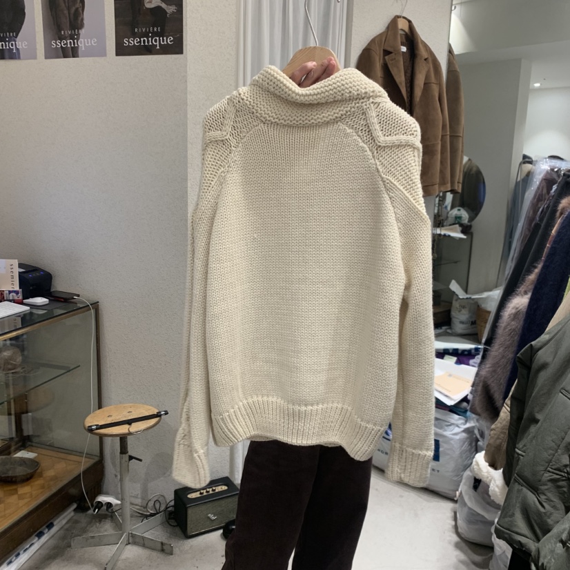 SSEMIENNE韓國直郵㊣女裝新品25秋冬推薦職業時尚休閑針織衫SSENIQUE針織衫