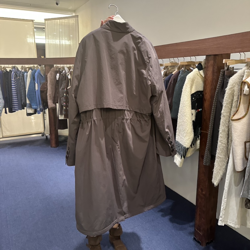 FURE東大門㊣直郵女士新款推薦25秋冬職業休閑人氣長款風衣棉FURE長款風衣